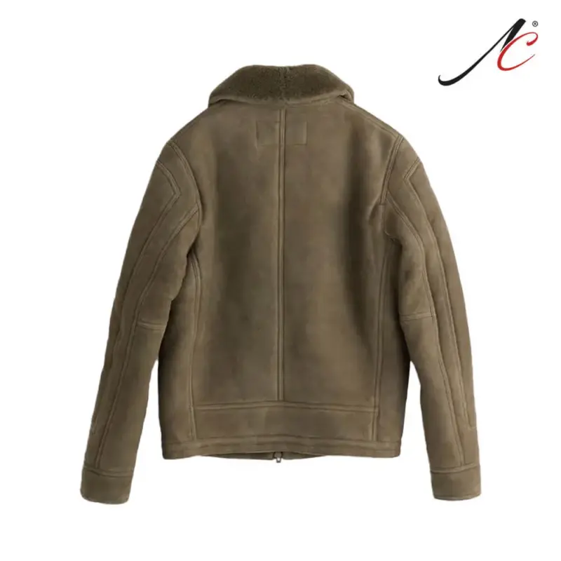 New Style Italian Shearling Bomber Jacket