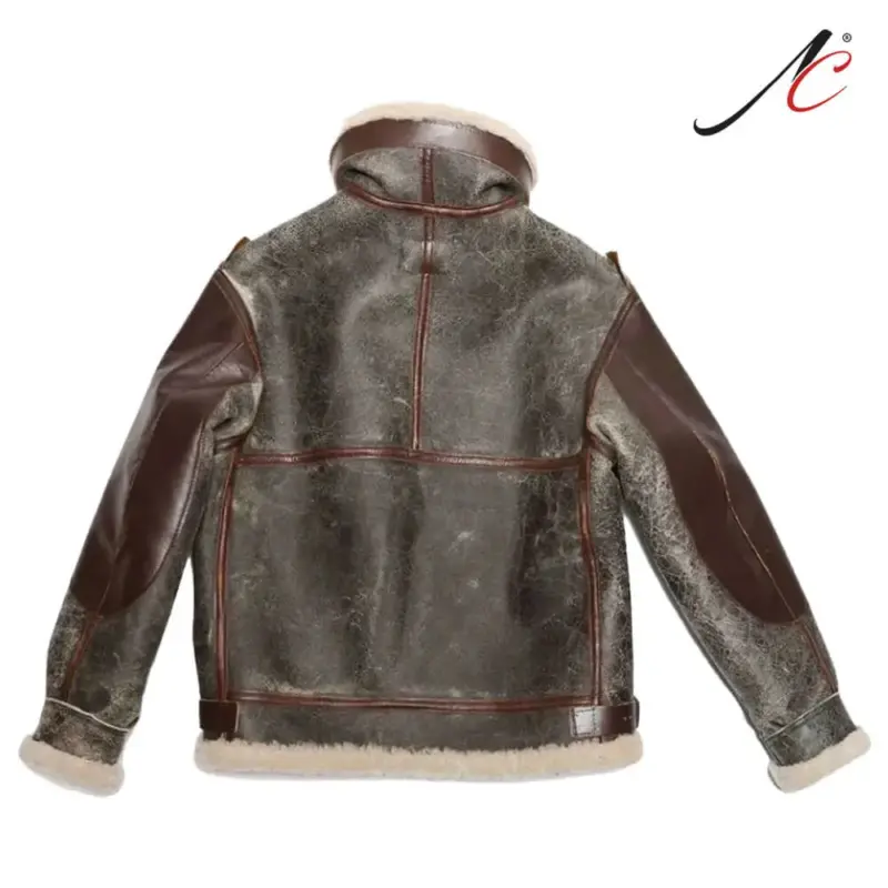 Men's B-3 Sheepskin Bomber Jacket