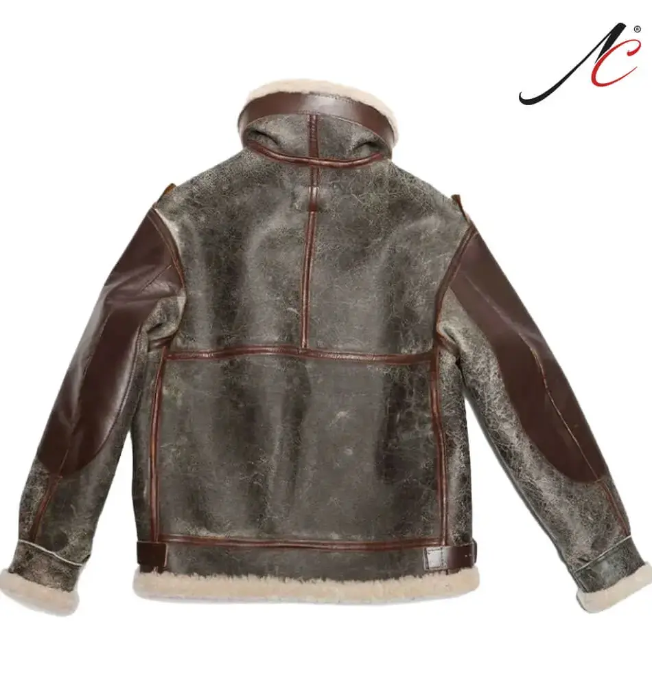 Men's B-3 Sheepskin Bomber Jacket