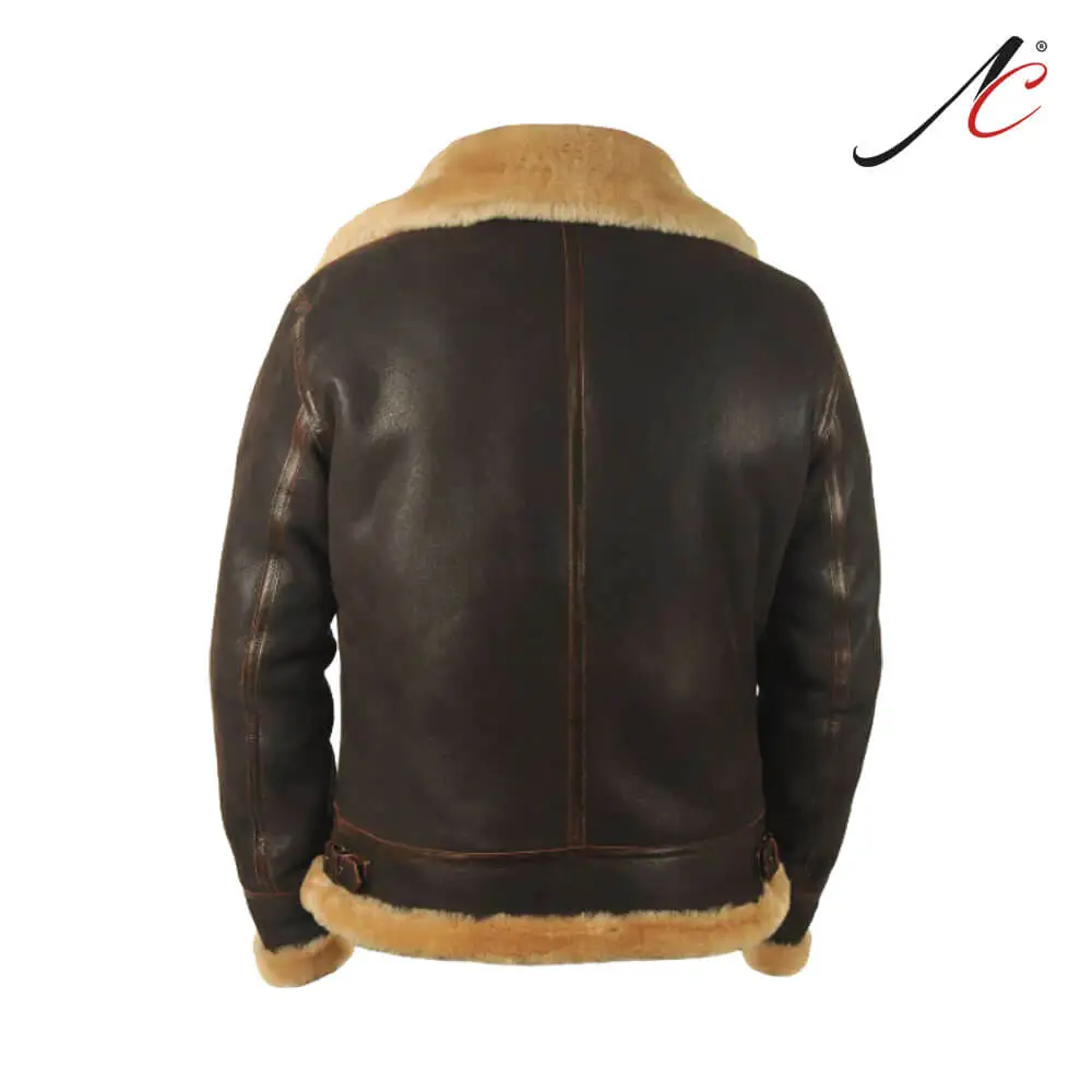 Mens B3 Sheepskin bomber Shearling Jacket