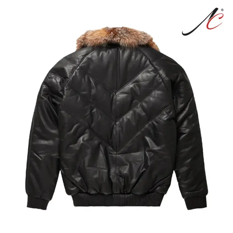 V-Bomber Leather Jacket For Sale New Style