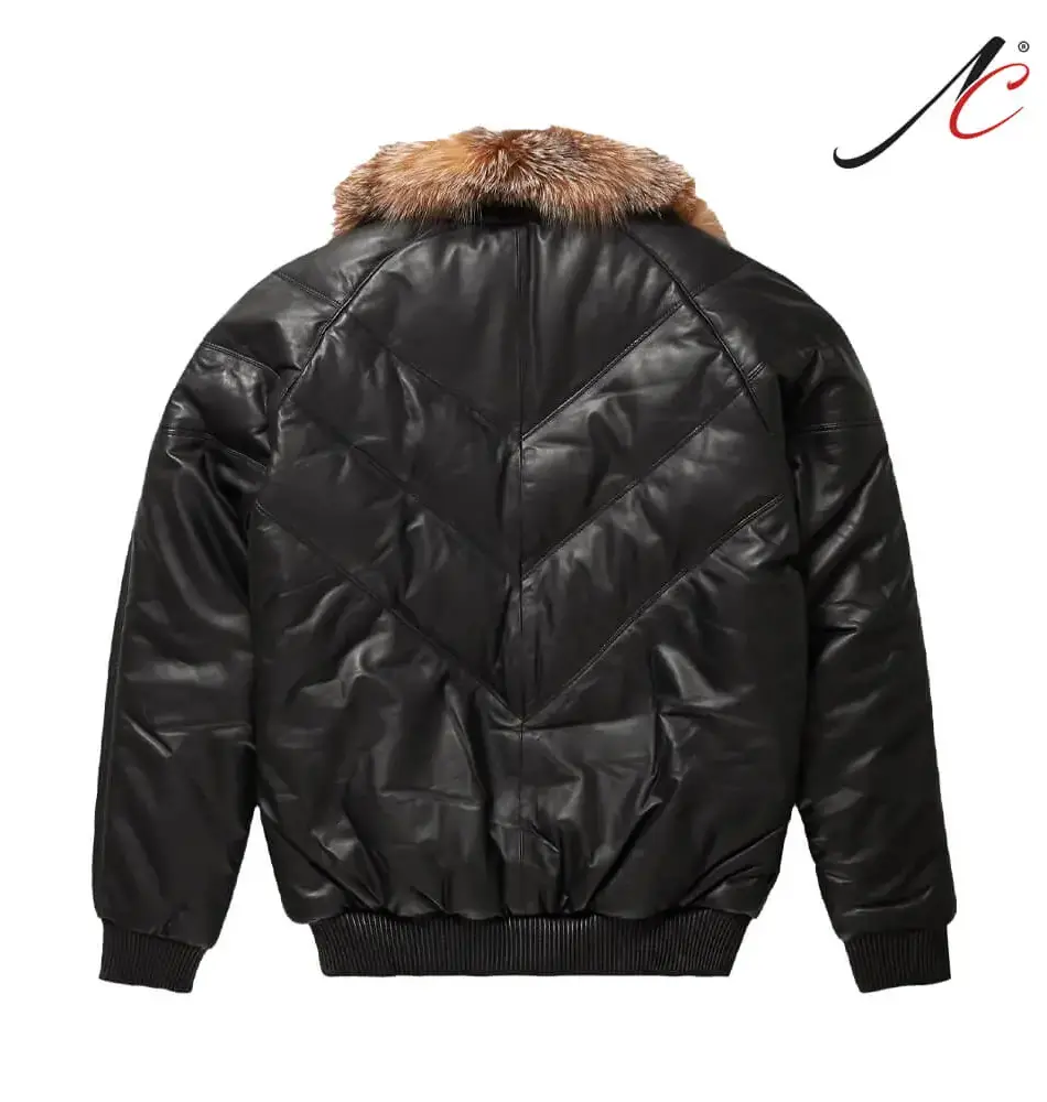 V-Bomber Leather Jacket For Sale New Style