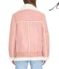 Women’s Rose Blossom Shearling Leather Jacket